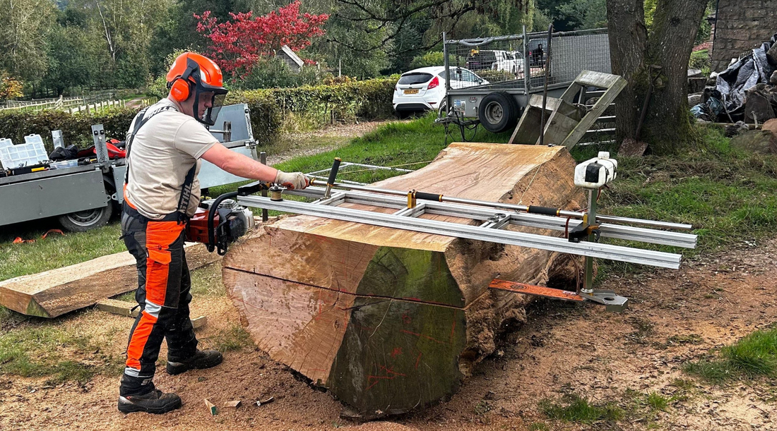 From Roadside Relic to Decorative Delight: The Oak Milling Adventure