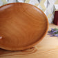 Large Cherry Wood Fruit Bowl